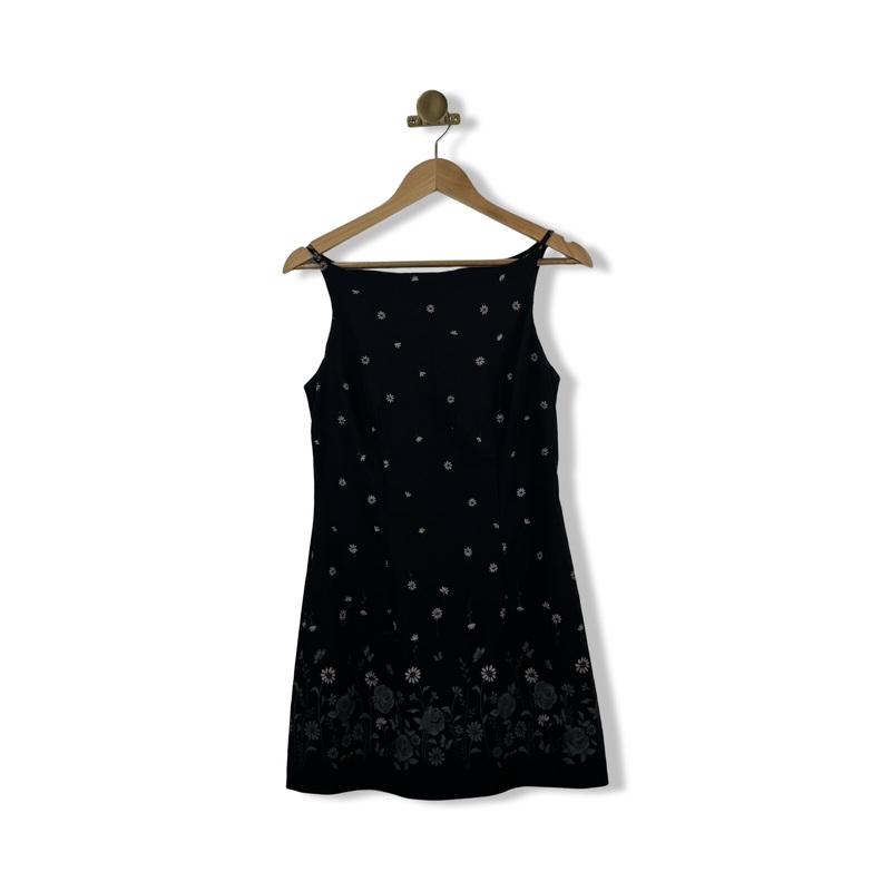 Vintage Floral Mini Dress