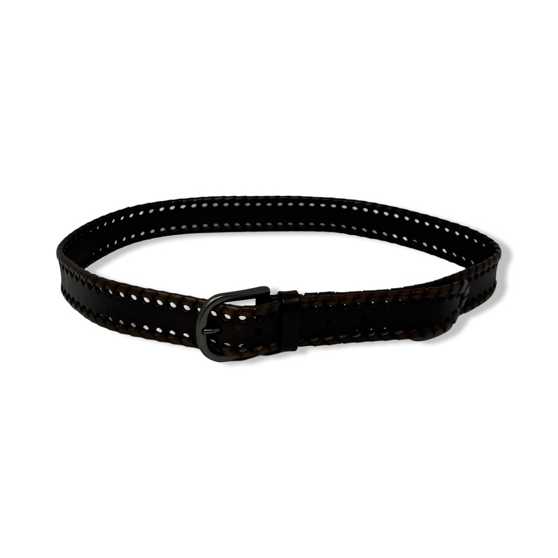 Anderson’s Multicolor Woven Leather Belt