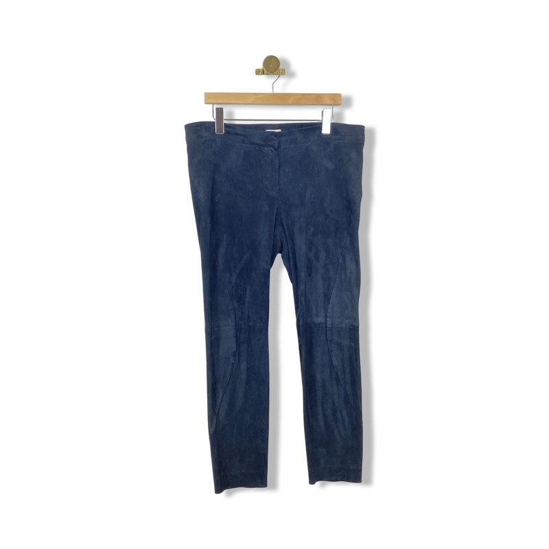 Brunello Cucinelli Suede Leather Pants