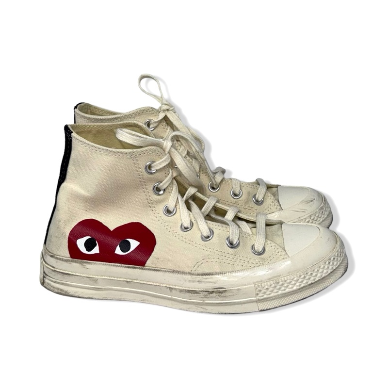 Converse x Comme de Garcons PLAY White ’70s Chucks