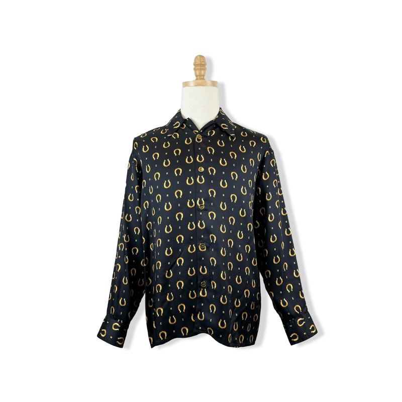 Gaspar Saldanha Horse Shoe Button Down