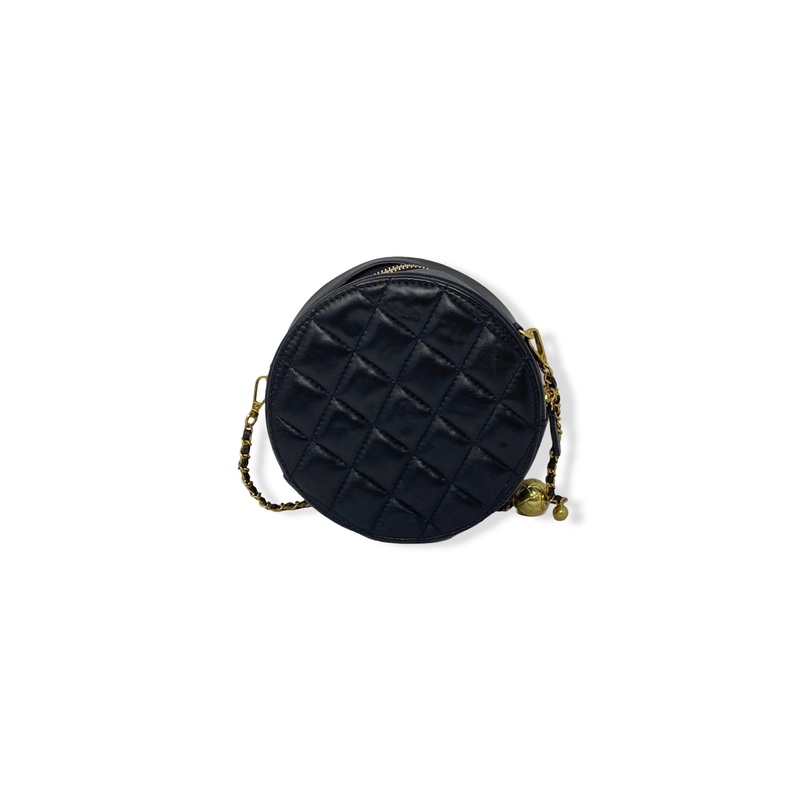 Tiffany & Fred Leather Circle Crossbody Bag