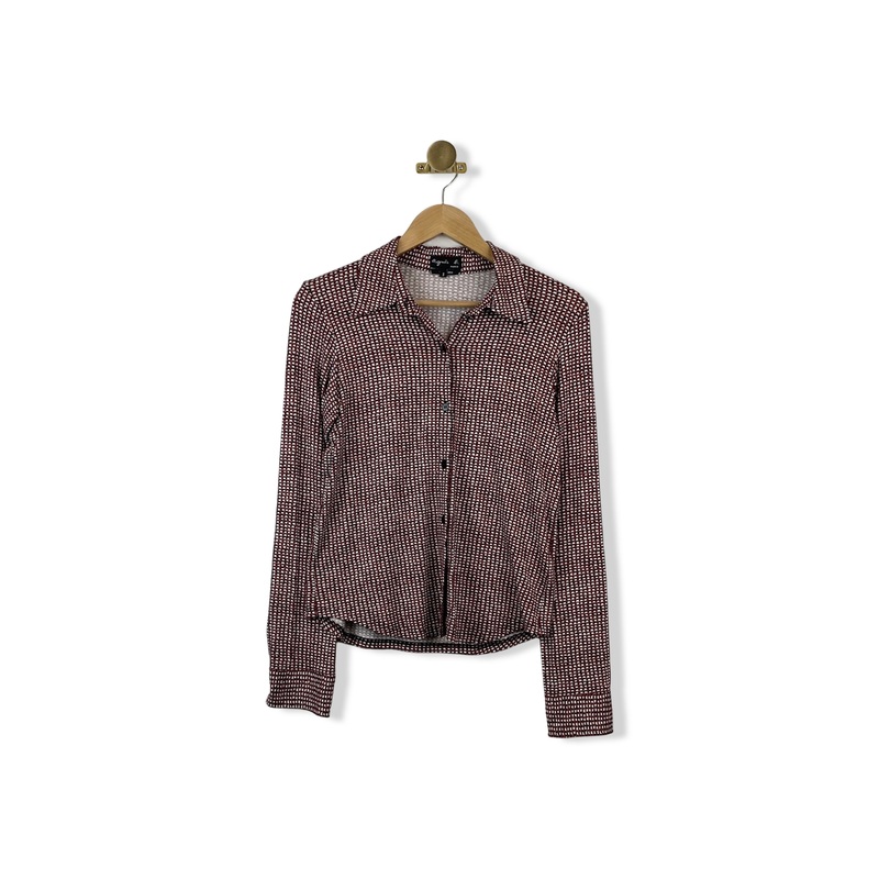 agns b. Patterned Button Down