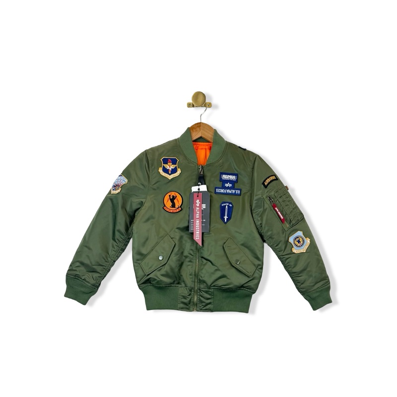 Alpha Industries Kids MA-1 Squadron Bomber Jacket