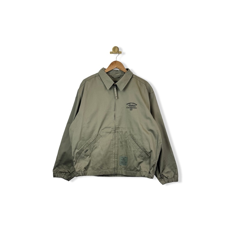Alpha Industries Zip Up Woven Jacket