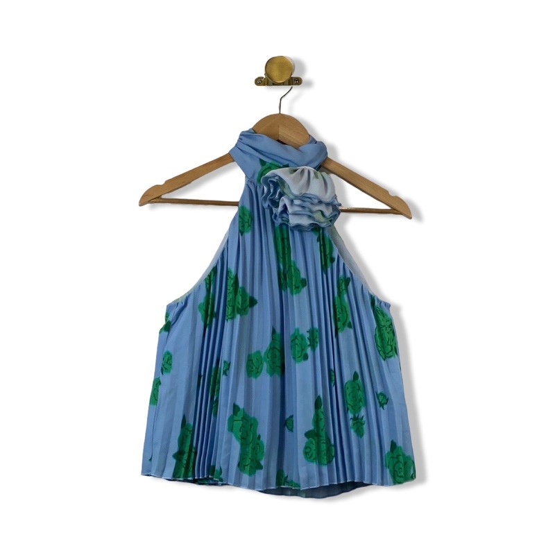 Area Stars Floral Halter Top