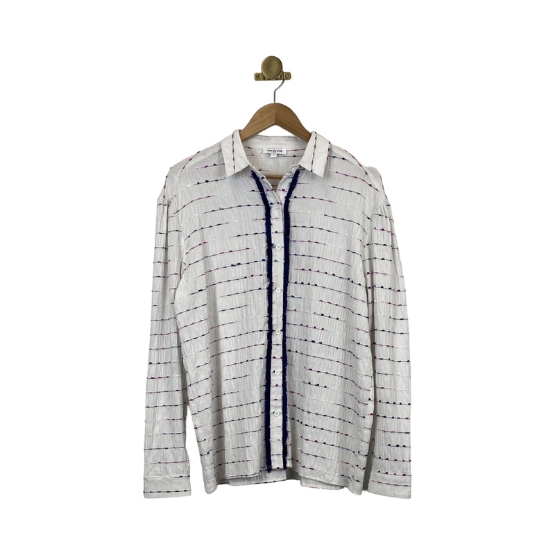 Area Stars Oversized Crinkle Dobby Buttondown