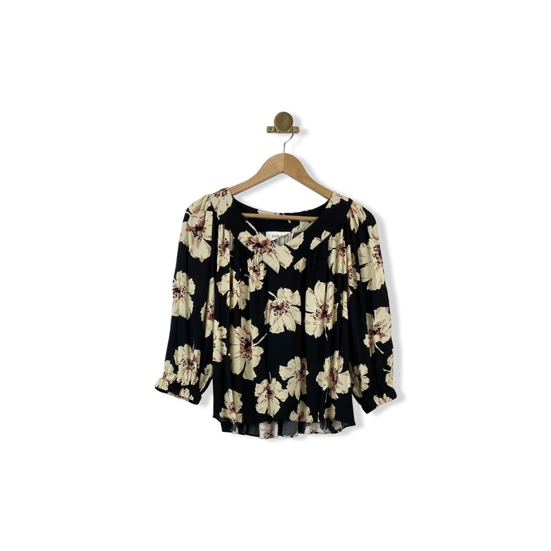 Ba&sh Floral Long Sleeve Top