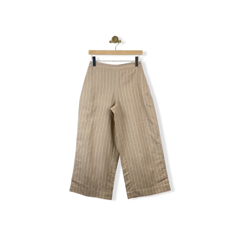 BCBGMAXAZRIA Striped Khaki Pants