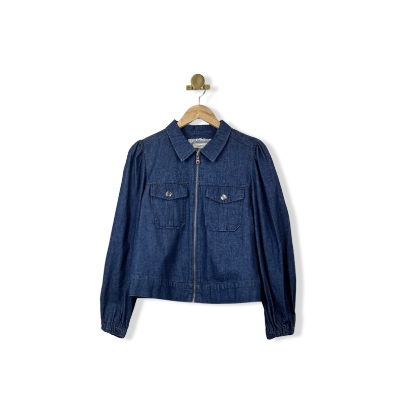 Cupio Zip Front Utility Jacket