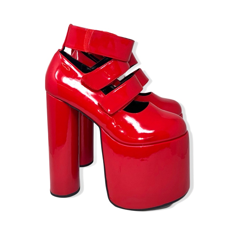 Current Mood Devil Sick Of Suburbia Platform Mary Janes