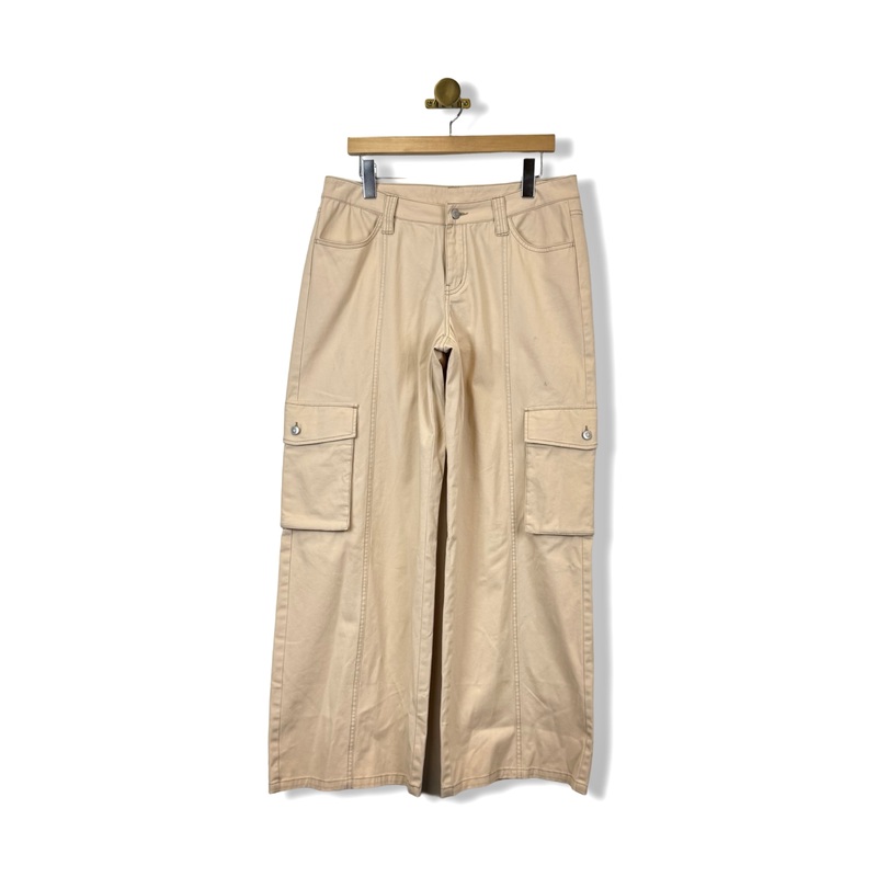 Dcor Contrast Stitch Cargo Pants