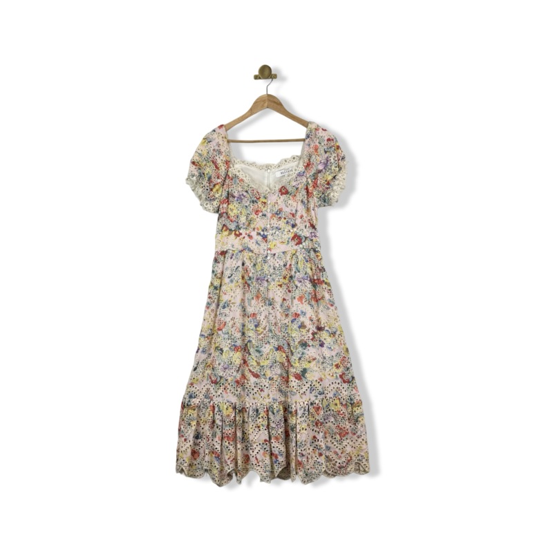 Elliatt Floral Eyelet Dress