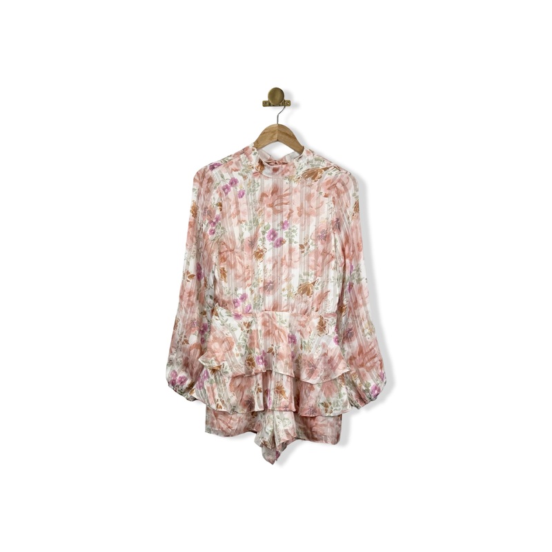 Endless Rose Mockneck Floral Romper