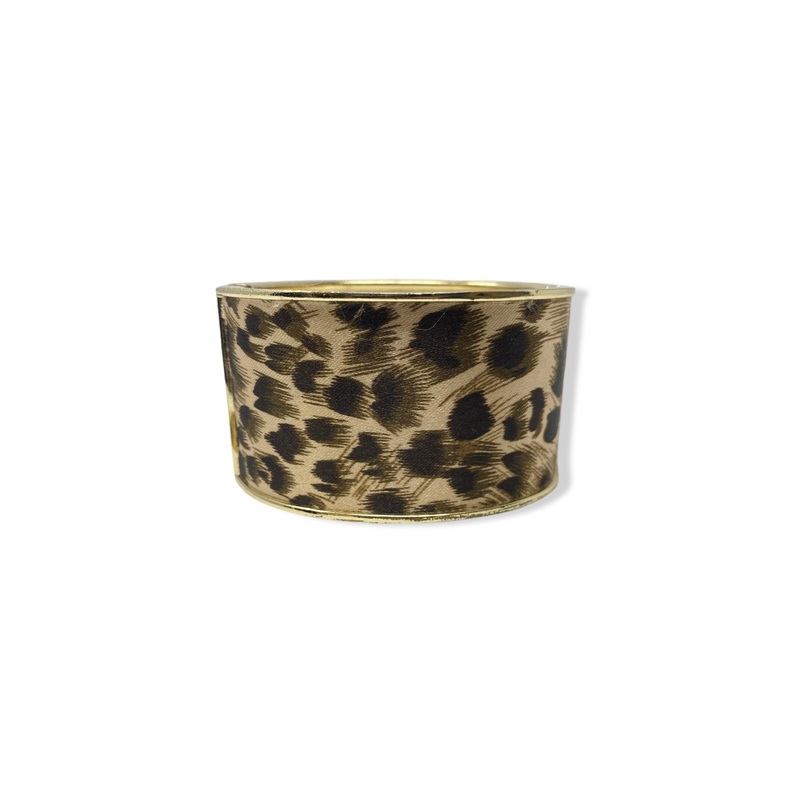 Leopard Print Cuff Bracelet