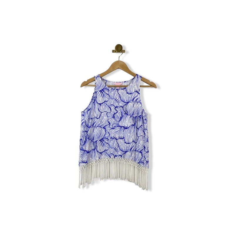 Lilly Pulitzer Fringe Hem Top