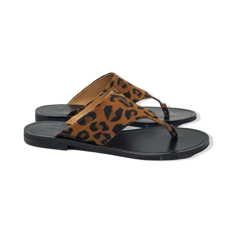 & Other Stories Leopard Thong Sandals