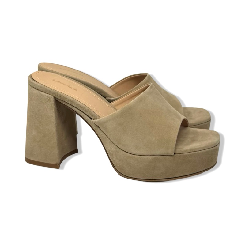 & Other Stories Suede Platform Mules