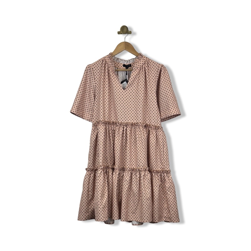 Area Stars Polka Dot Baby Doll Dress