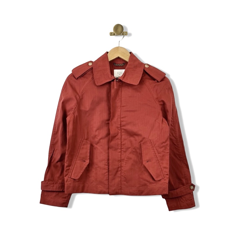 Billy Reid Cropped Raincoat