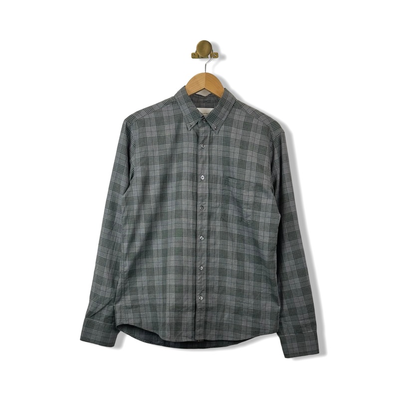Billy Reid Melange Plaid Tuscumbia Shirt