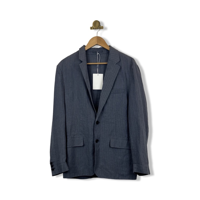 COS Pinstripe Linen Blazer