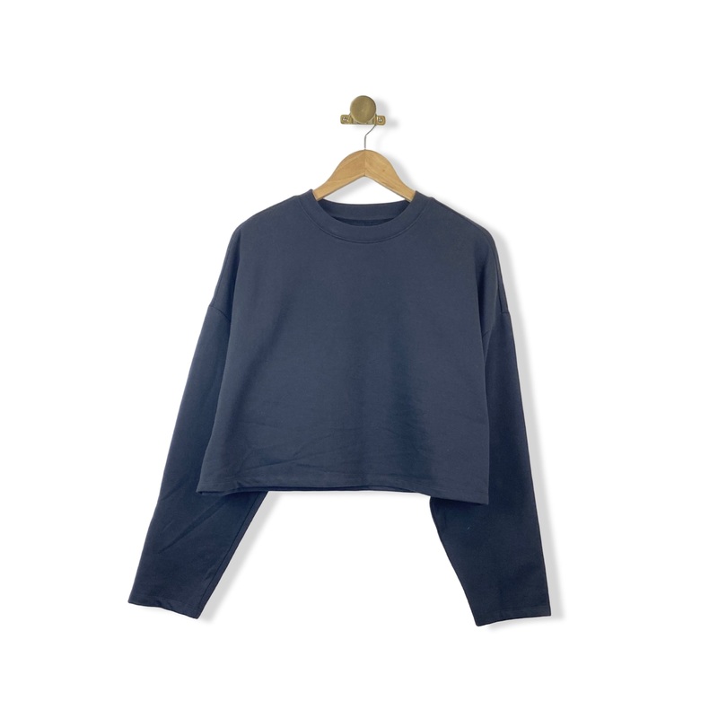 Eloquii Cropped Crewneck Sweater