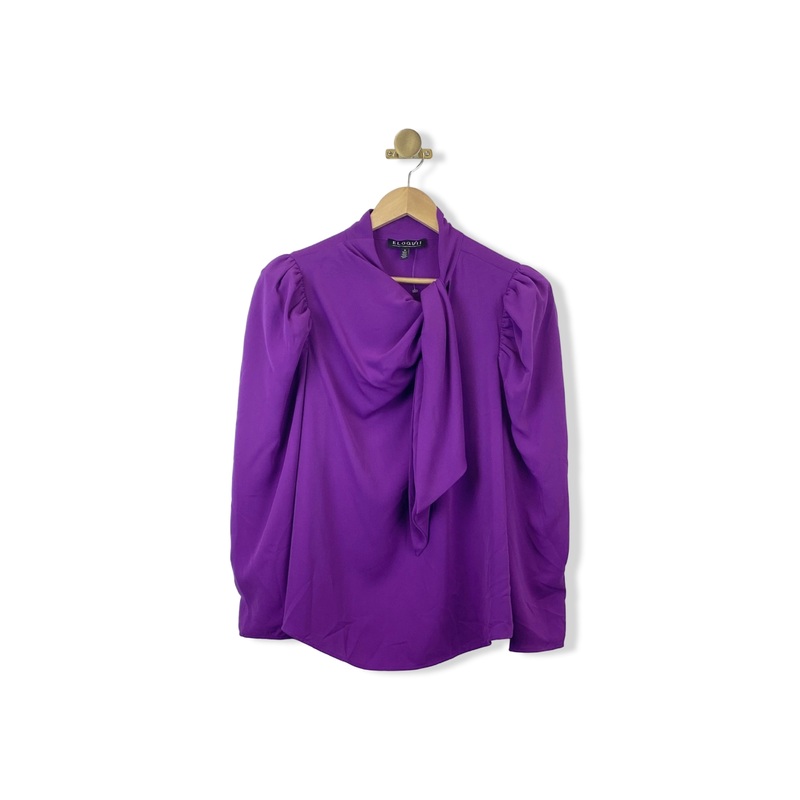 Eloquii Self Tie Puff Sleeve Top