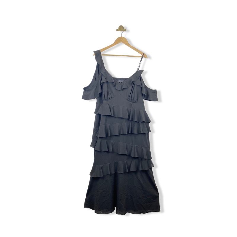 Eloquii Tiered Ruffle Maxi Dress