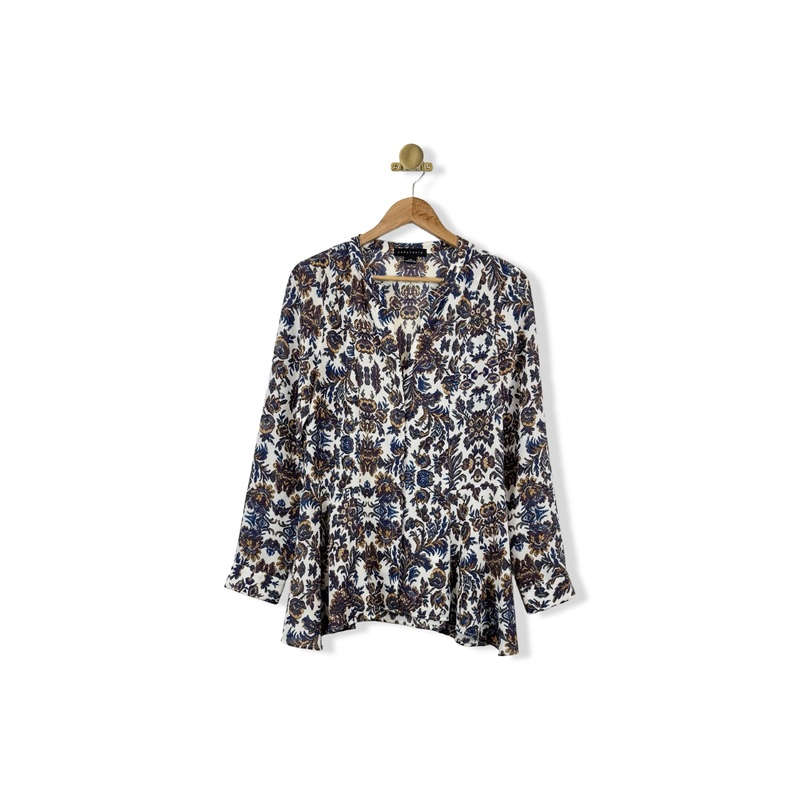 Sanctuary Sheer Floral Long Sleeve Top