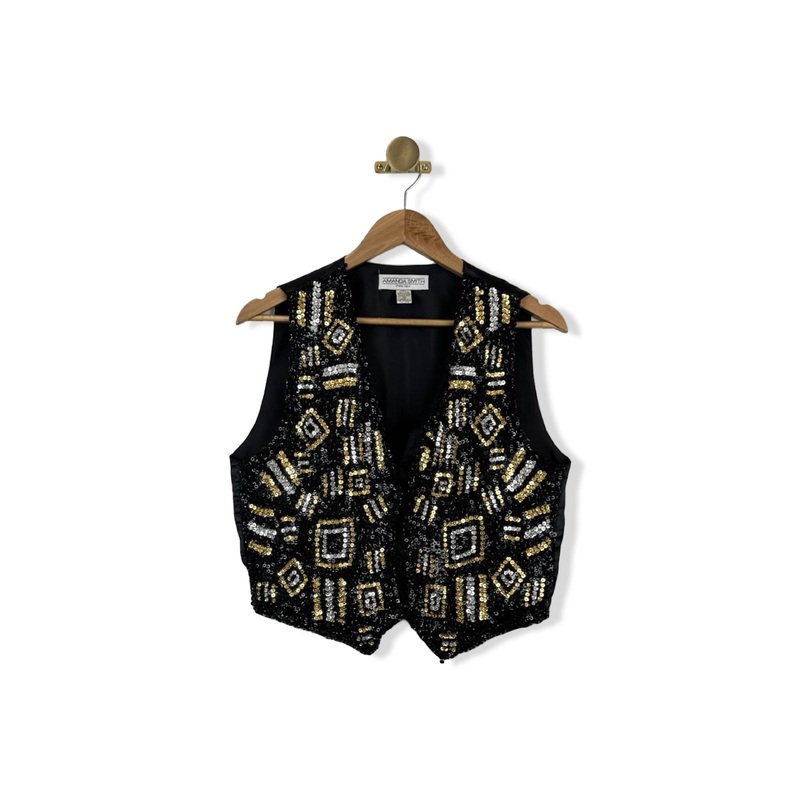Vintage Amanda Smith Embellished Vest