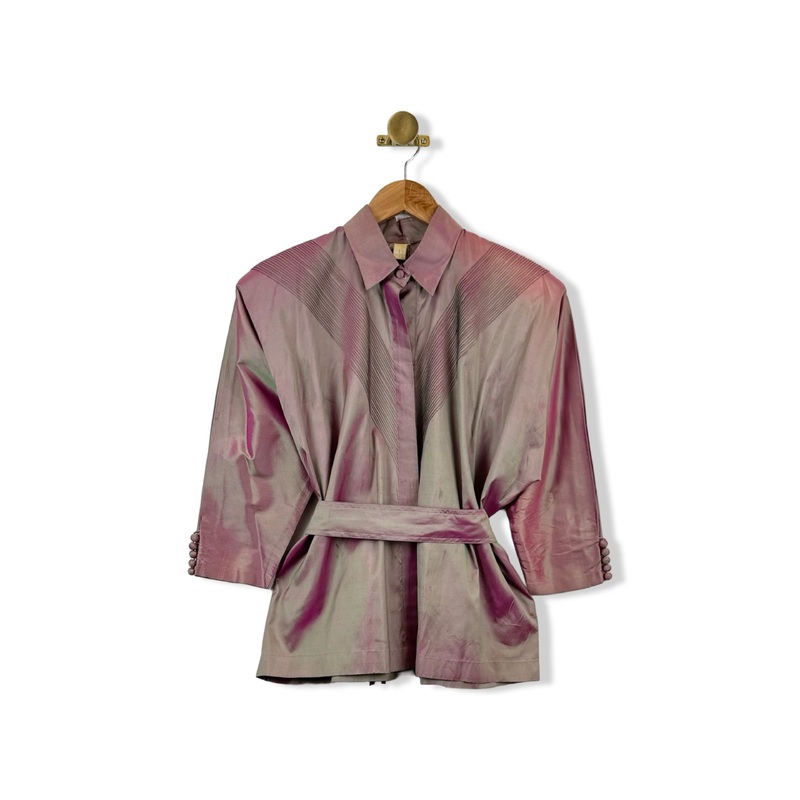 Vintage Iridescent Button Down