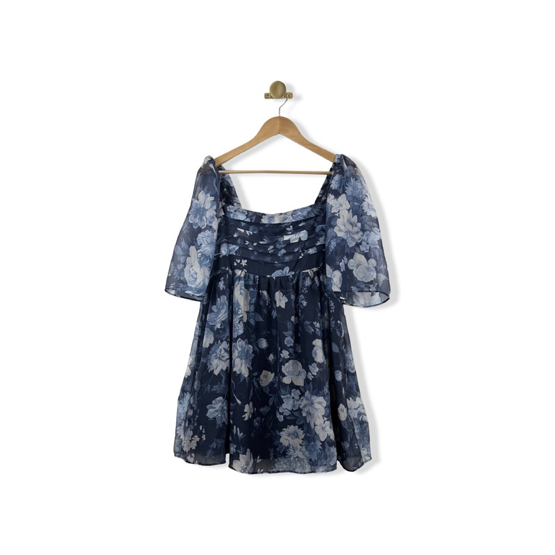 Abercrombie & Fitch Floral Pleat Bodice Dress