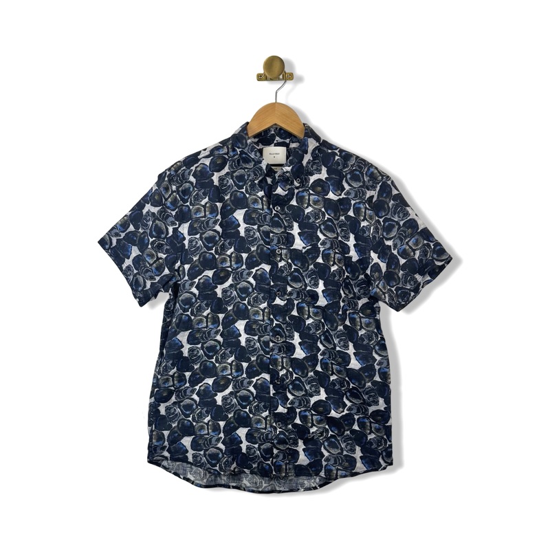 Billy Reid Dark Oyster Tuscumbia Shirt