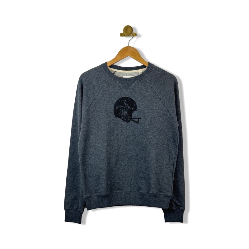 Billy Reid Football Crewneck Sweater