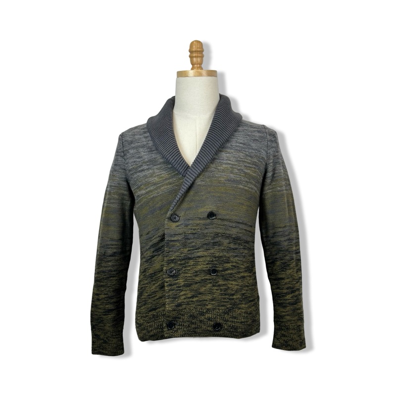 Billy Reid Gradient Stripe Cardigan