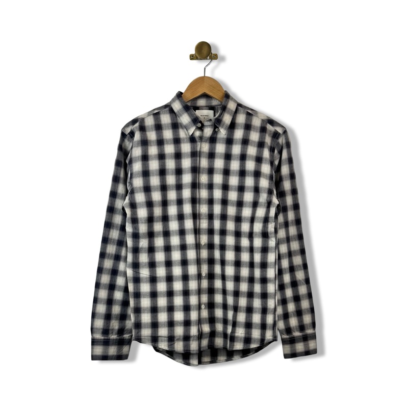 Billy Reid Shadow Plaid Tuscumbia Shirt