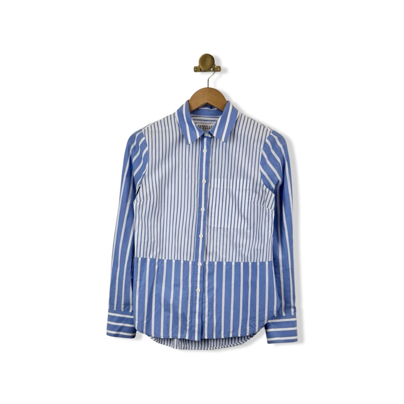 Derek Lam 10 Crosby Striped Button Down