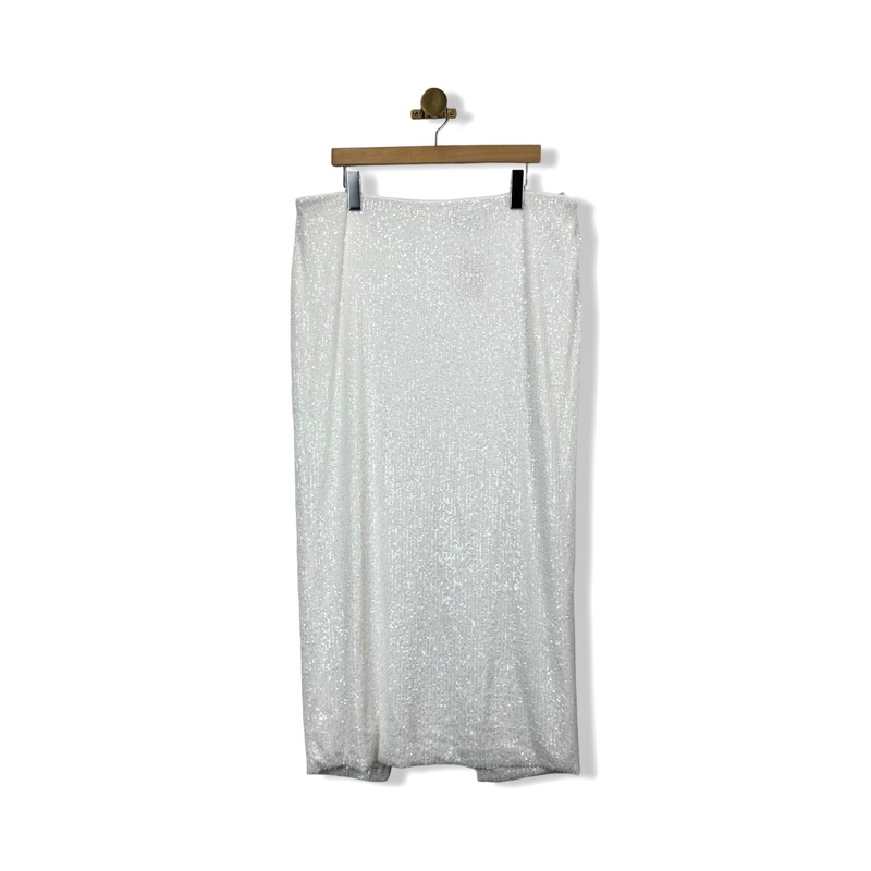 Eloquii Embellished Midi Skirt