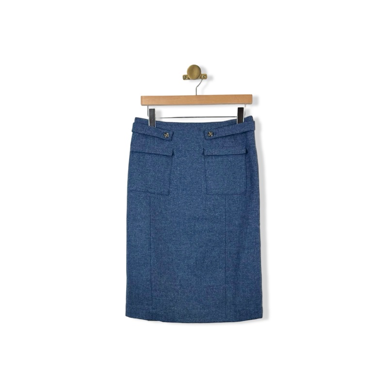 Frances Valentine Wool Midi Skirt