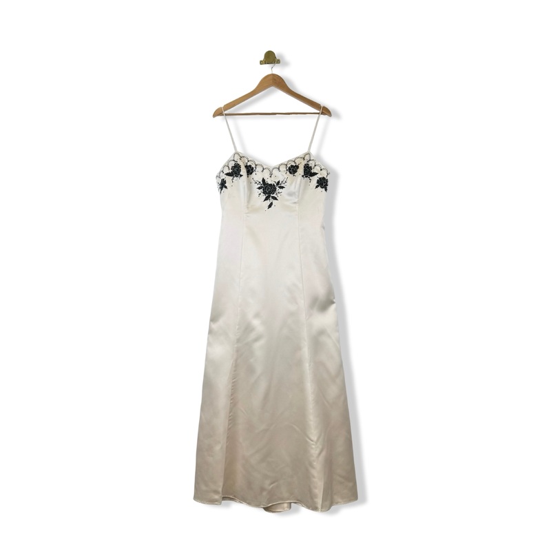 Xscape Floral Beaded Gown