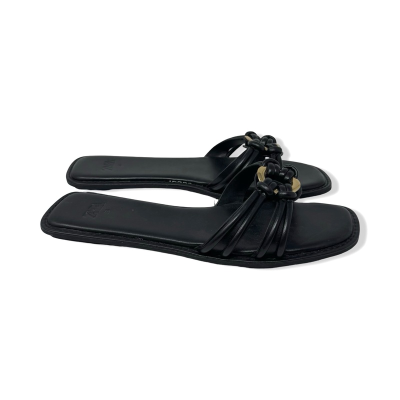 Zara Embellished Flat Sandal