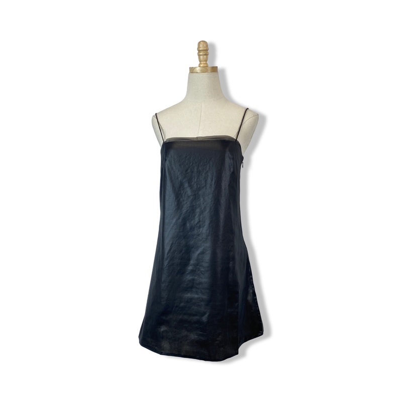 COS Atelier The Square Neck Voile Mini Dress