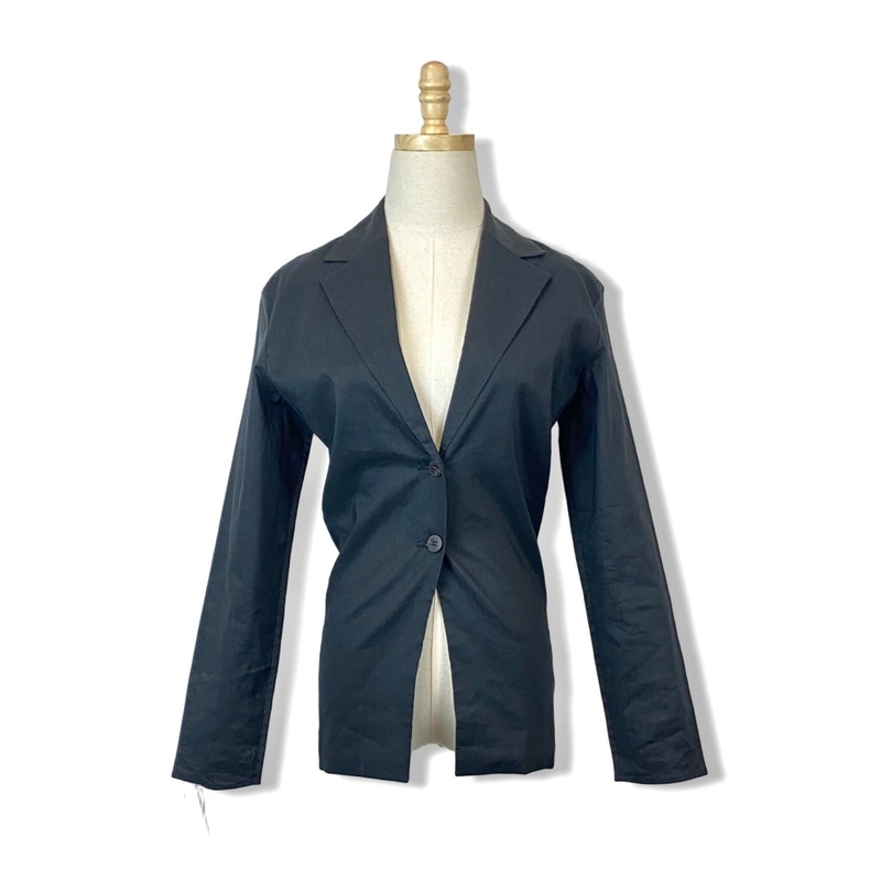 COS Atelier The Waisted Linen Blazer