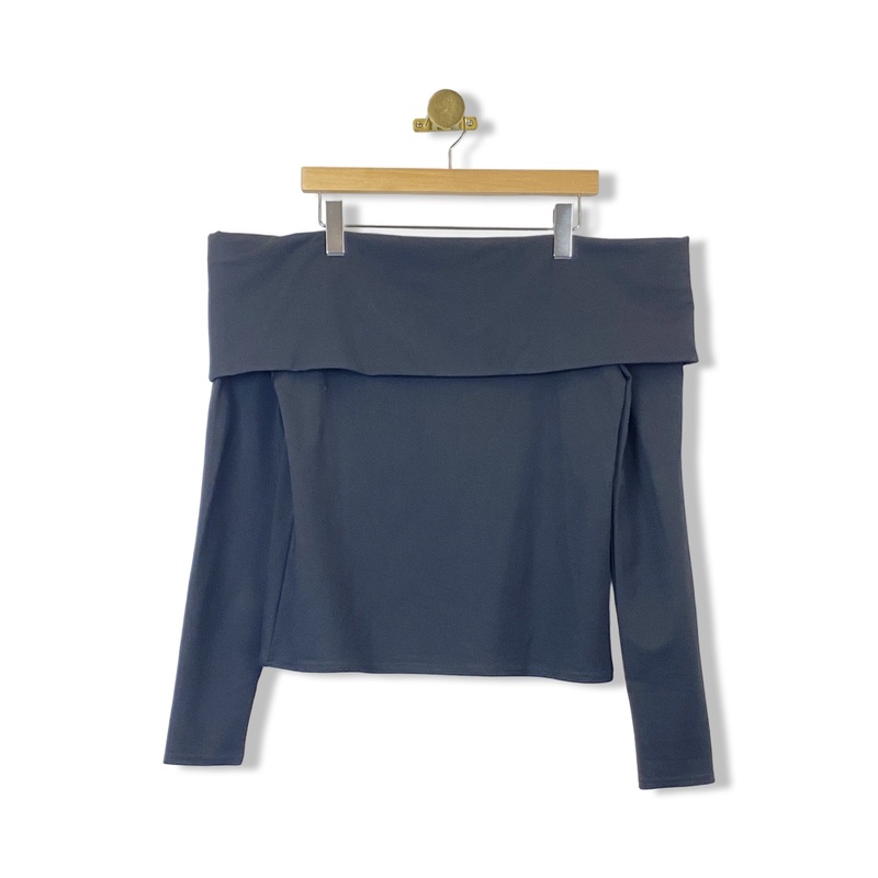 COS Off-The-Shoulder Long Sleeve Top