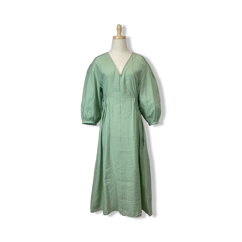 COS Voluminous V-Neck Dress