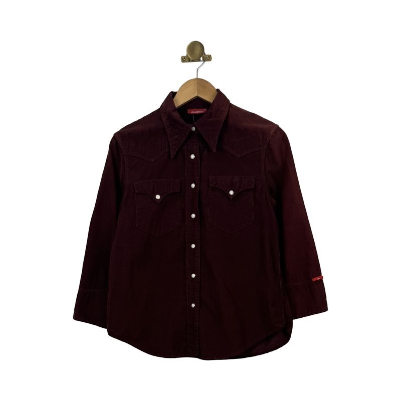 Denimist Corduroy Fitted Cowboy Shirt