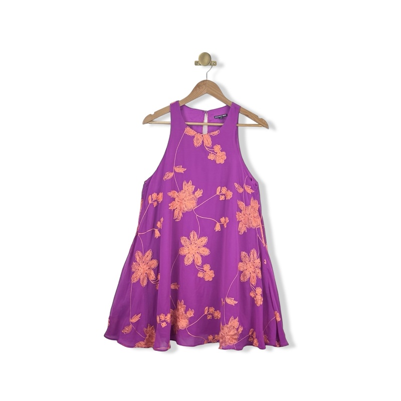 Gianni Bini Embroidered Floral Dress