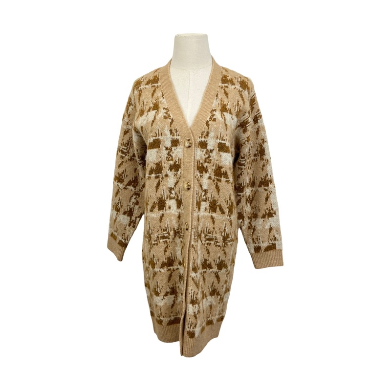 Heartloom Patterned Knit Cardigan