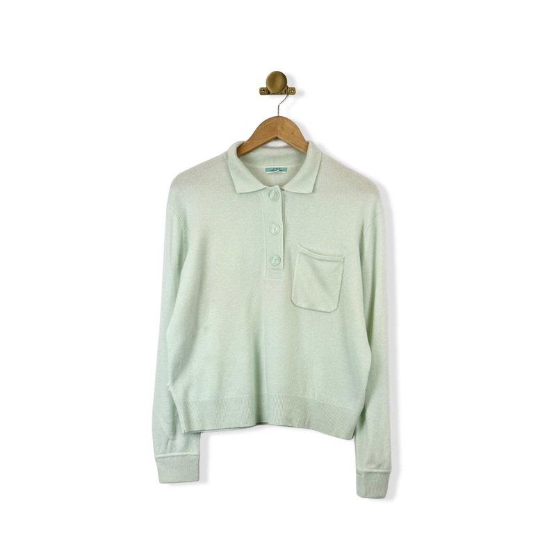 J. Crew Statement Button Cashmere Sweater